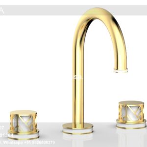 Brass Kitchen Faucet Gold Bathroom Faucet Wall Mounted Bath Taps