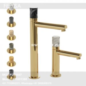Hand Faucet Gold Bathroom Faucet Wall Mounted Bath Taps