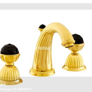 Gold Basin Taps Waterfall Faucet Brass Faucet