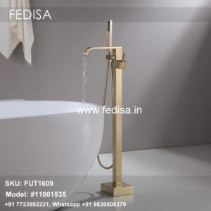 R4707 Gold Bathroom Faucet Wall Mounted Bath Taps