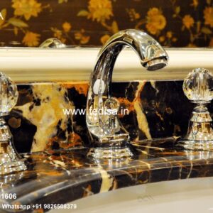 Deck Mount Pot Filler Waterfall Faucet Brass Faucet