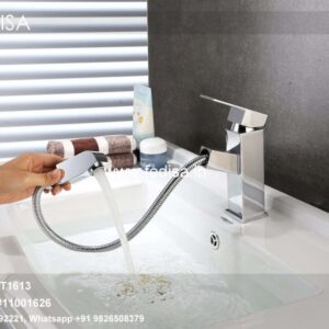 Gold Bathroom Sink Faucet Wall Mount Faucet Touchless Bathroom Faucet