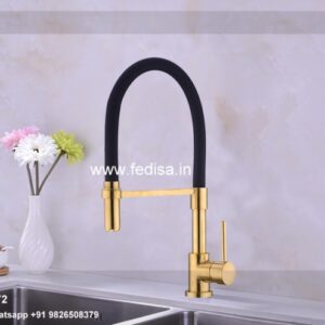 Waterfall Spout Faucet Tap Pull Out Kitchen Taps