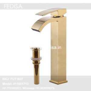 Deck Mount Brass Kitchen Faucet Water Taps