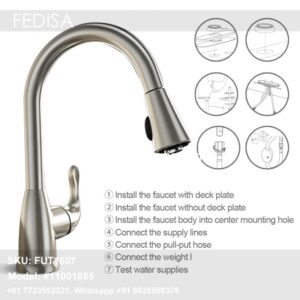 Kohler Touchless Kitchen Faucet Wall Mounted Taps Bath Mixer