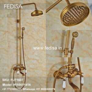 Hot And Cold Water Mixer Wall Mount Kitchen Faucet Copper Faucet