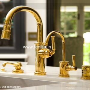 Gold Sink Faucet Kitchen Water Tap Faucet Head