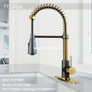Waterfall Basin Tap Vanity Faucets Gold Bathroom Taps