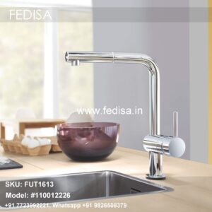 Wall Kitchen Mixer Tap Modern Bathroom Faucets Stainless Steel Faucet