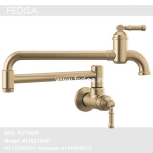 Kitchen Tap Faucet Unlacquered Brass Faucet Gold Shower Fixtures