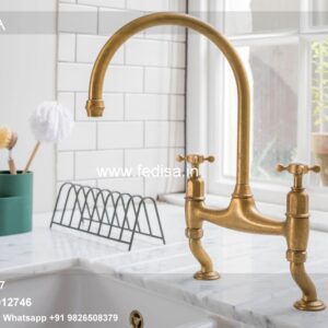 Antique Brass Kitchen Faucet Faucet Spout Swan Faucet