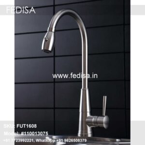 Pull Down Kitchen Faucet Brass Sink Faucet Rose Gold Kitchen Tap