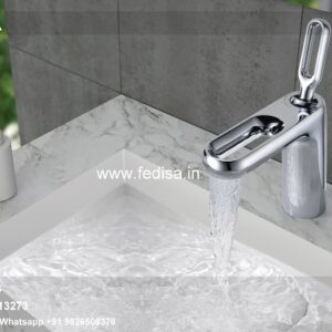 Tap Knob Brass Sink Faucet Rose Gold Kitchen Tap