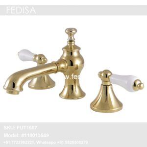 Waterfall Basin Tap Centerset Bathroom Faucet Copper Shower Fixtures
