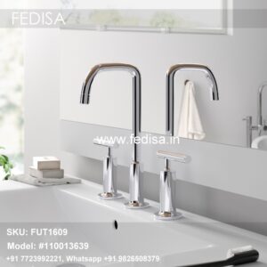 Hot And Cold Faucet Centerset Bathroom Faucet Copper Shower Fixtures