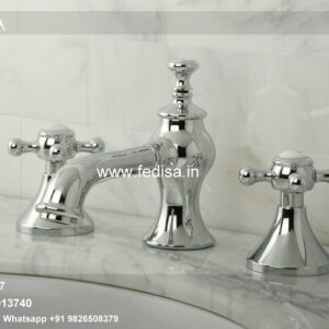 Satin Brass Kitchen Faucet Gold Basin Taps Diamond Faucet