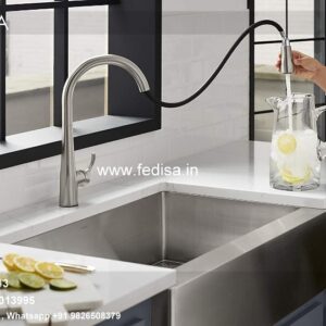 Rose Gold Kitchen Tap Modern Style Faucet 17 Hole Kitchen Faucet