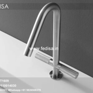 Gooseneck Tap Bath Sink Faucets Automatic Water Saver Tap