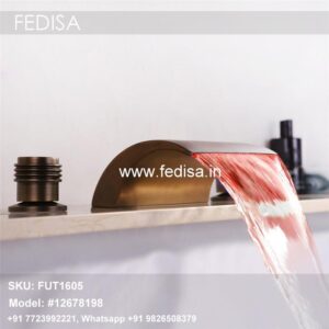 Deck Mount Centerset Faucet Shower Head For Taps