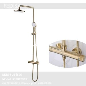 Diverter Tap Kohler Maxton Faucet Antique Brass Shower Fixtures