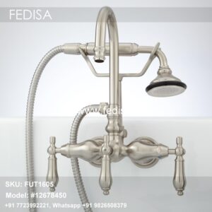 Sink Sprayer Head Faucet To Shower Converter Deck Mount Faucet