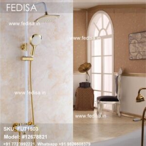 Washroom Faucet Faucet Knob Rose Gold Shower Head