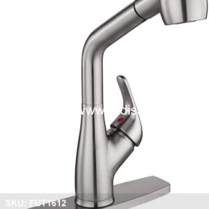 Deck Mount Unlacquered Brass Kitchen Faucet Water Knob