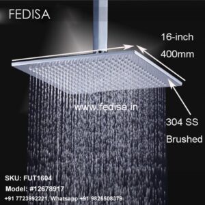 Hot And Cold Water Mixer Faucet Knob Rose Gold Shower Head