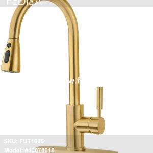 Satin Brass Bathroom Faucet Unlacquered Brass Kitchen Faucet Water Knob