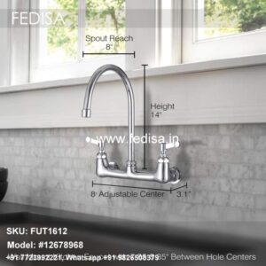 L Shaped Kitchen Faucet Sink Water Tap Rubi Faucets
